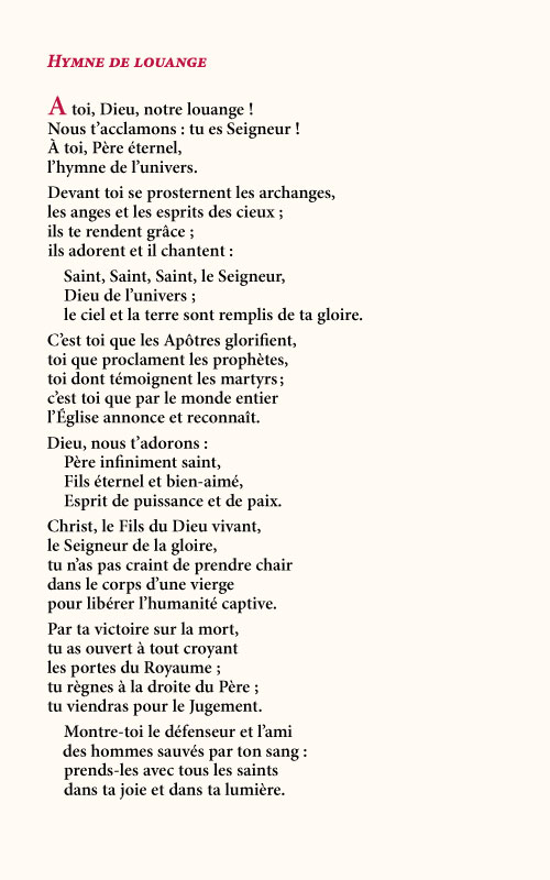 Hymne de louange