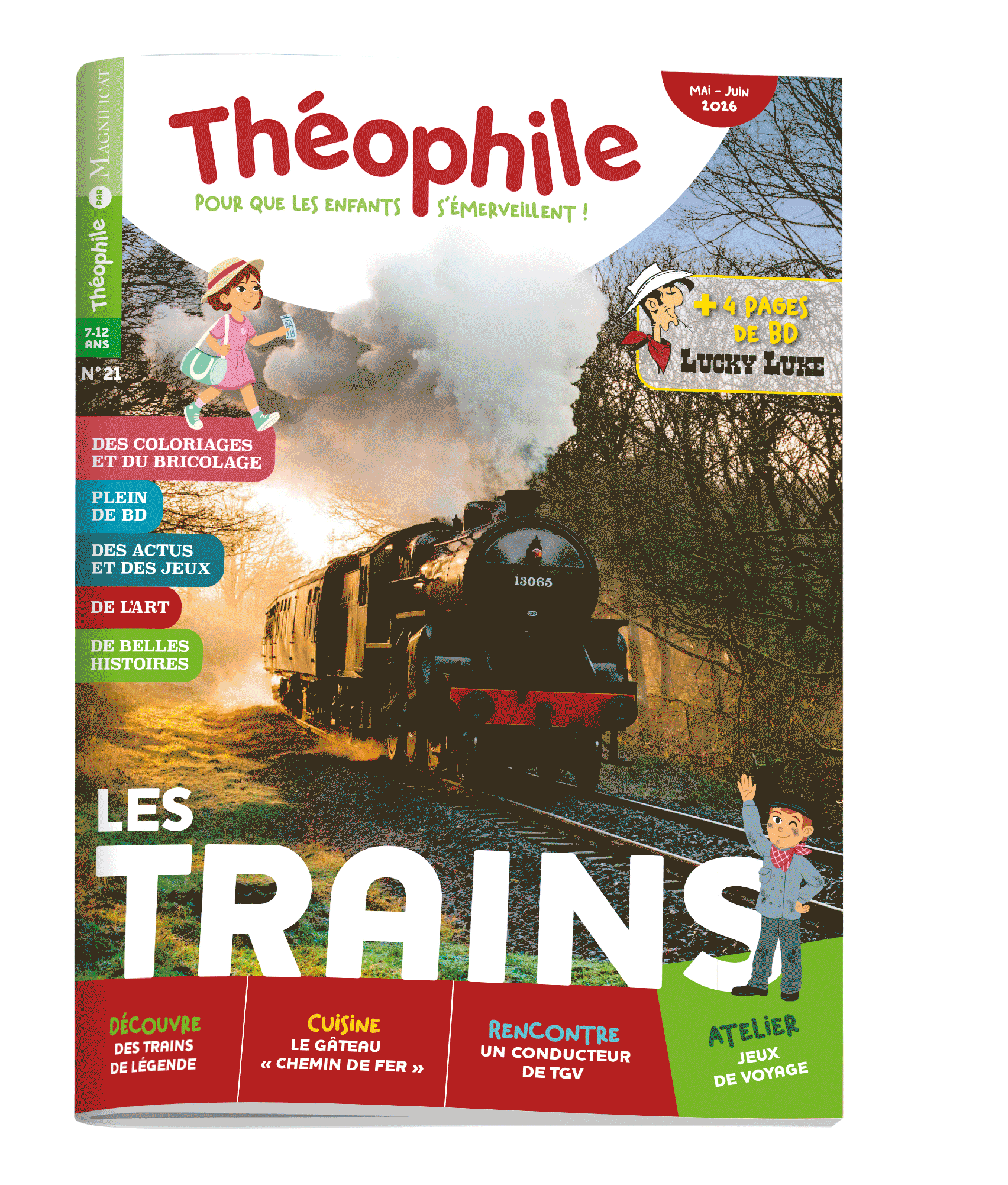 Théophile n°21 Mai Juin 2026 sur les Trains