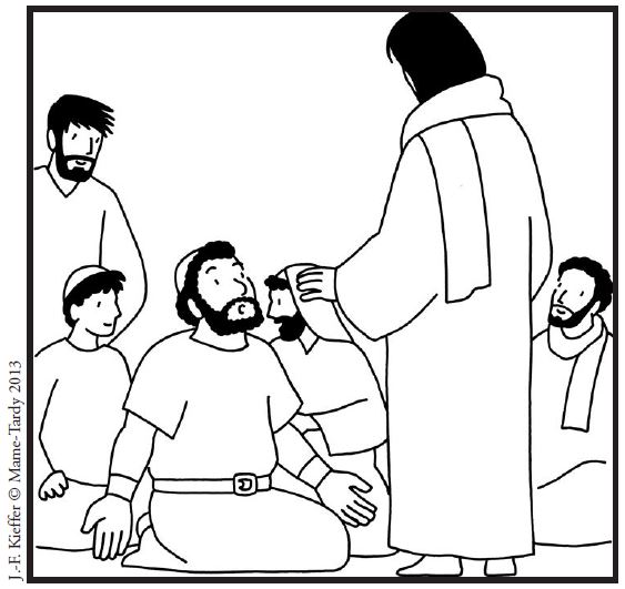 Coloriage 7e dimanche de Paques 21052023