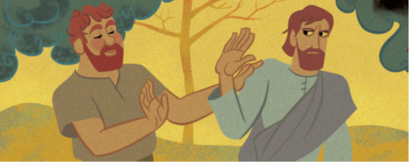 Image Evangile 24e dimanche TOB 15092024 Etienne Yung pour Magnificat Junior