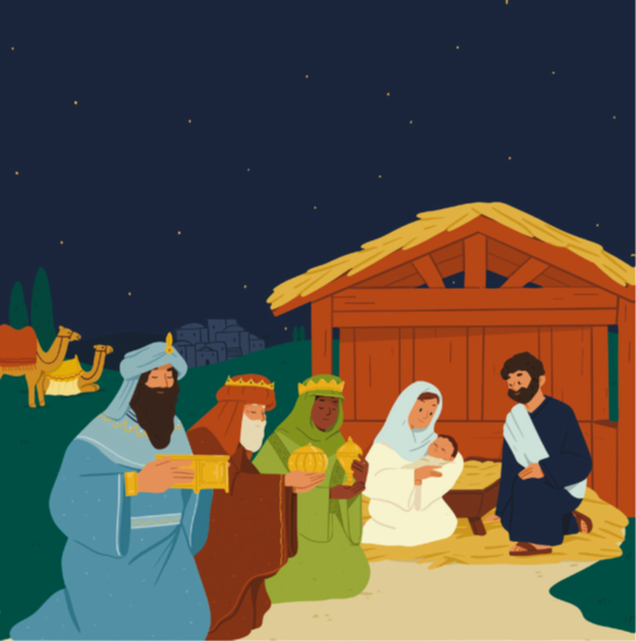 Evangile de l'Epiphanie 05012025 Naomikado pour Magnificat Junior