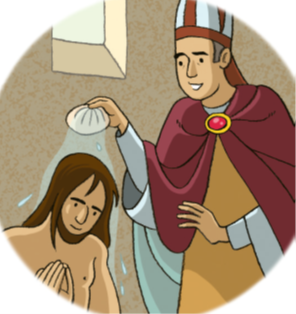 Image Saint Bapteme du Seigneur Catherine Chion pour Magnificat Junior