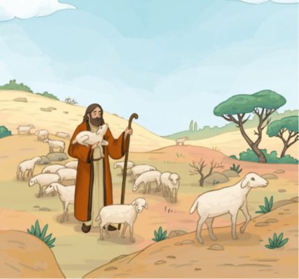 Image Evangile 4e dimanche de Paques C 11052025 Laure Fournier