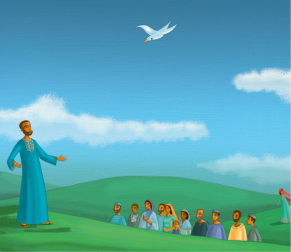 Evangile Toussaint C 01112025 Madeleine Brunelet pour Magnificat Junior