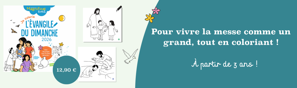 L'évangile du dimanche à colorier dès 3 ans