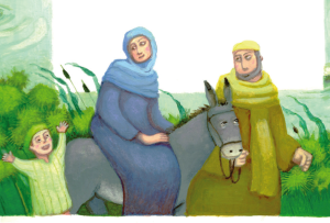 Evangile La Sainte Famille A 28122025 Carine Sanson pour Magnificat Junior