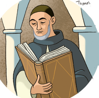 Saint 3e dimanche TOA 25012026 St Thomas d'Aquin Catherine Chion pour Magnificat junior