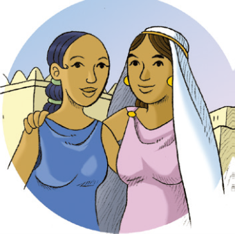 Saints 2e dimanche du Careme A 01032026 Stes Felicité et Perpétue par Catherine Chion pour Magnificat Junior