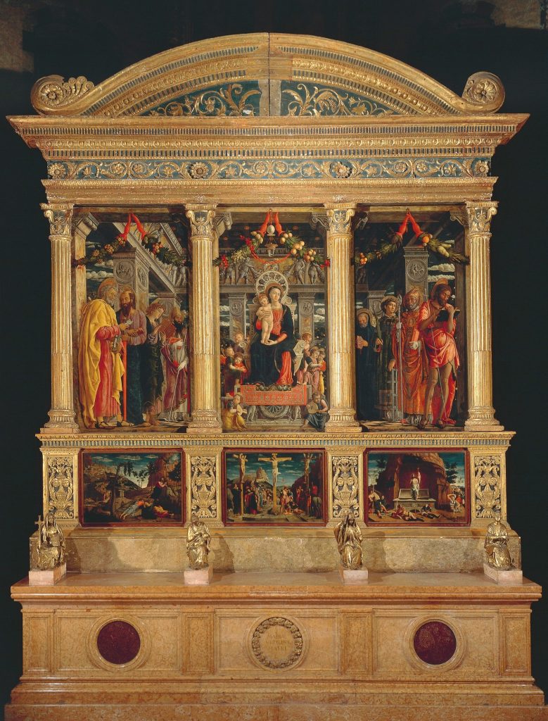 Retable de San Zeno, Andrea Mantegna (1431-1506), basilique San Zeno Maggiore, Vérone, Italie