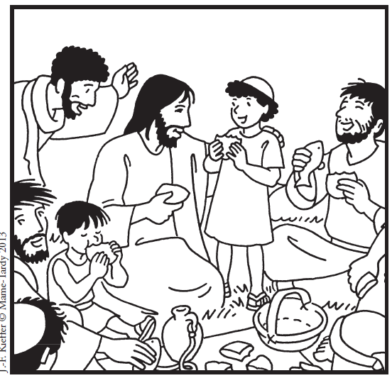Image coloriage 18e dimanche TOA 02082026 JF Kieffer