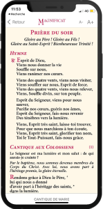 Prière du soir